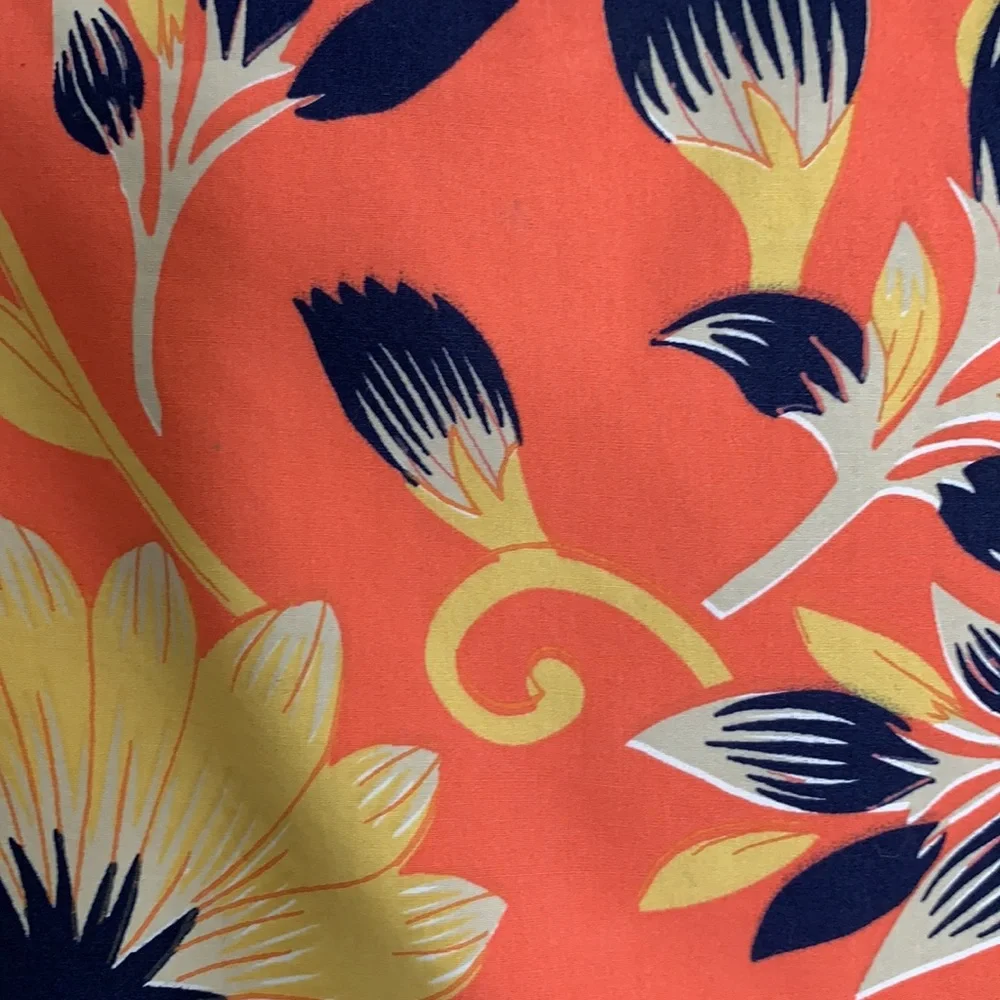 J Crew Tropical Print Short Faux Wrap Skirt size 12